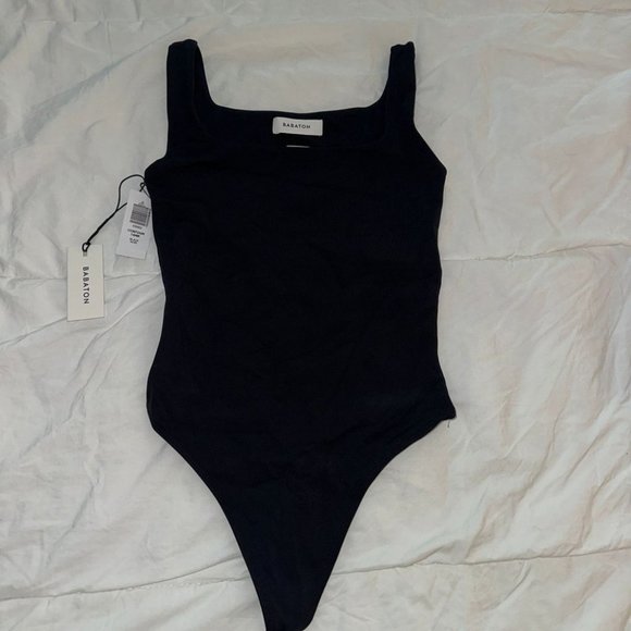 Aritzia Tops - Babaton Black Contour Tank Bodysuit NWT Women's Size XS